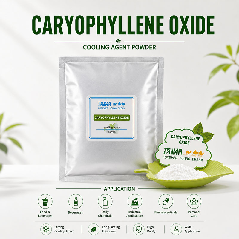 Caryophyllene Oxide solution for flavor, fragrance and personal care applications has been newly developed by Xi’an Taima