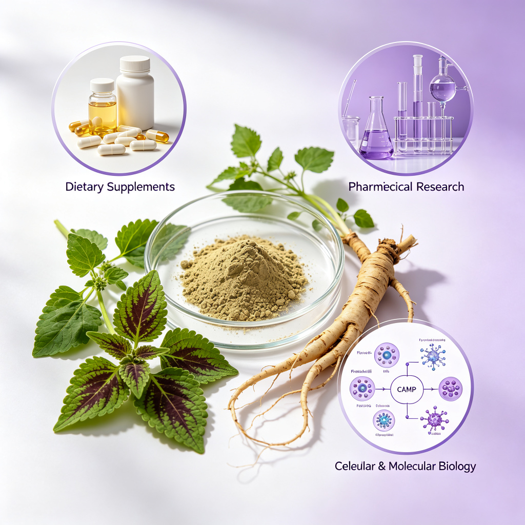 Forskolin CAS 66575-29-9 Coleus forskohlii root extract powder