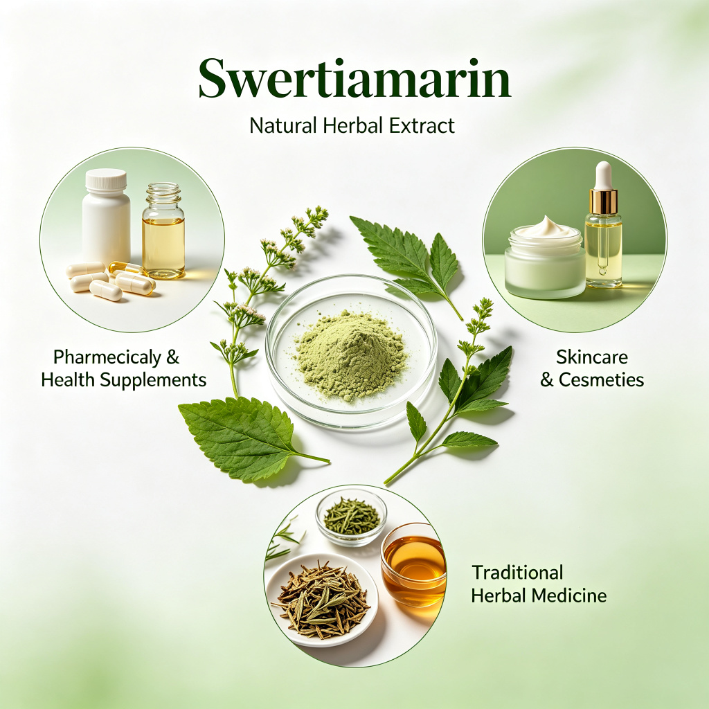Swertiamarin CAS 17388-39-5 Swertia herbal extract powder