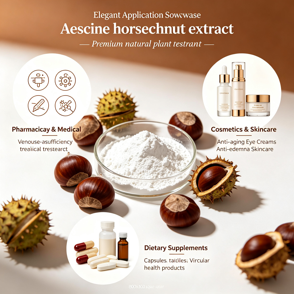 Aescine (Escin) – CAS 6805-41-0 Triterpene Saponin from Horse Chestnut