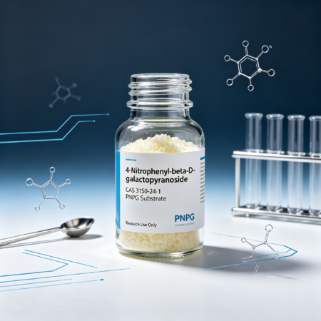 4-Nitrophenyl-beta-D-galactopyranoside 1 4-Nitrophenyl-β-D-galactopyranoside CAS 3150-24-1β-Galactosidase Chromogenic Substrate
