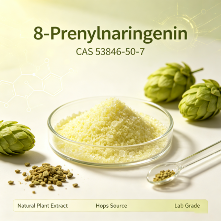 8-Prenylnaringenin 8-Prenylnaringenin CAS 53846-50-7 Prenylated Flavanone from Humulus lupulus Cascade
