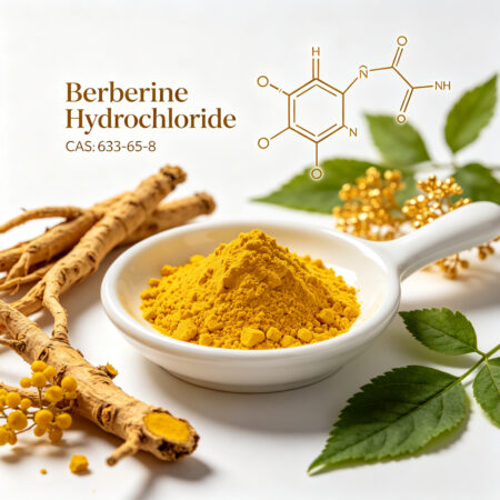Berberine Hydrochloride CAS 633-65-8 supplement capsules