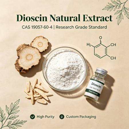 Dioscin CAS 19057-60-4 Spirostanol Saponin from Dioscorea zingiberensis