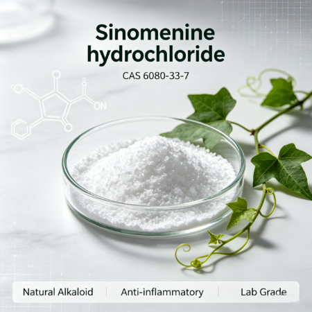 Sinomenine hydrochloride Sinomenine Hydrochloride – CAS 6080-33-7 | TCM Alkaloid API from Sinomenium acutum(Qing-teng)